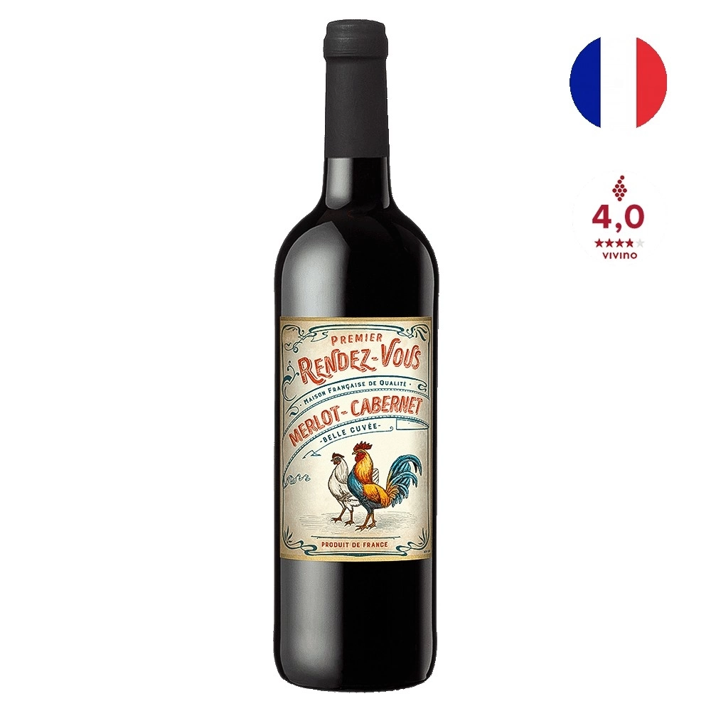 Vinho Tinto Seco Premier Rendez-Vous Cabernet-Merlot