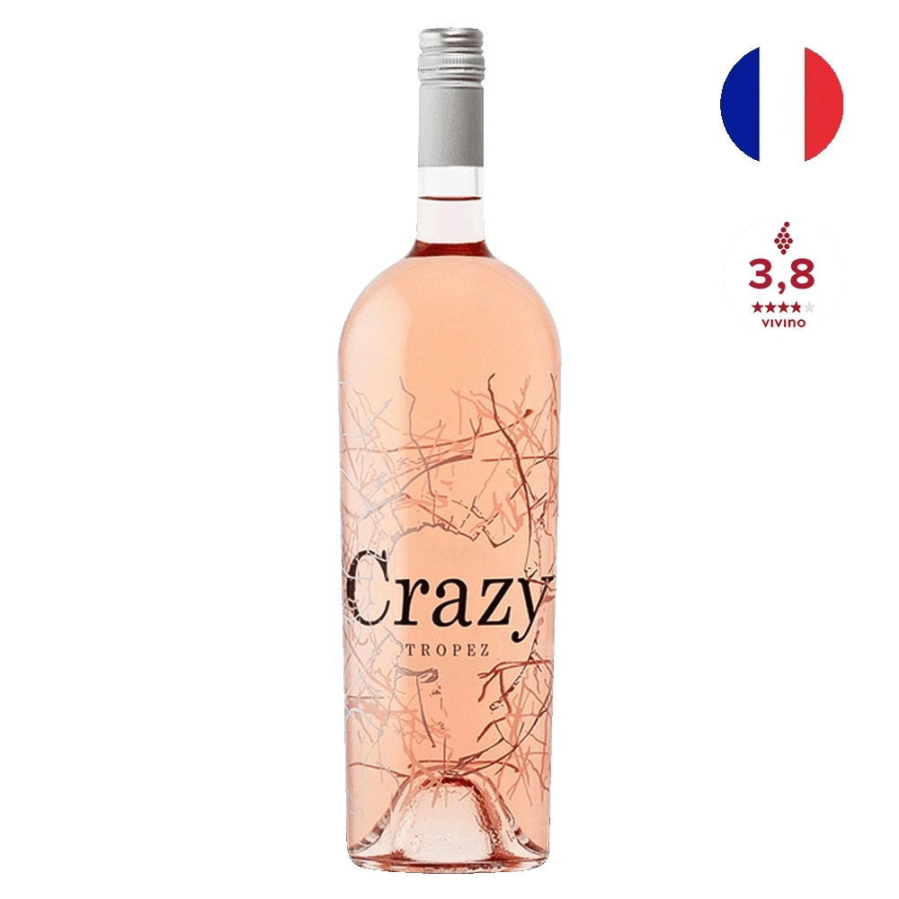 Vinho Rosé Crazy Tropez Demi-Sec