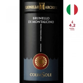 VINHO TINTO BRUNELLO DI MONTALCINO DOCG COL DI SOLE - 2017