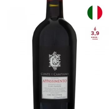 Vinho Tinto NEGROAMARO PASSITO SALENTO IGT APASSIMENTO