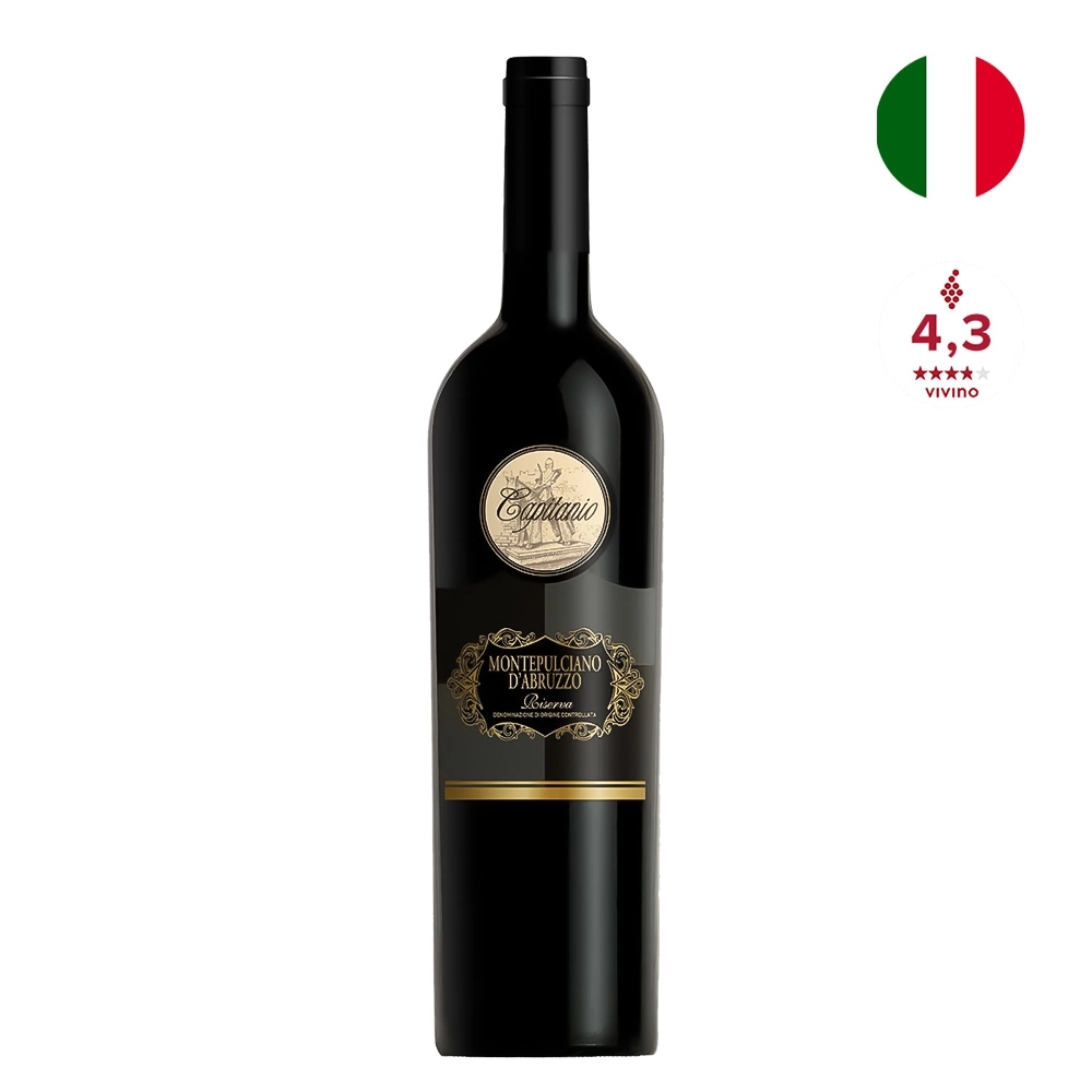 Vinho Tinto Capitanio Montepulciano DAbruzzo Riserva 2020