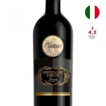 Vinho Tinto Capitanio Montepulciano DAbruzzo Riserva 2020